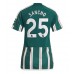 Manchester United Jadon Sancho #25 Replika Borta matchkläder Dam 2023-24 Korta ärmar